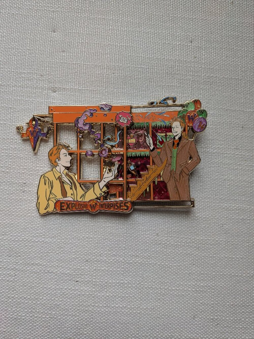Weasley's Wizarding Wheezes Shop Slider Pin